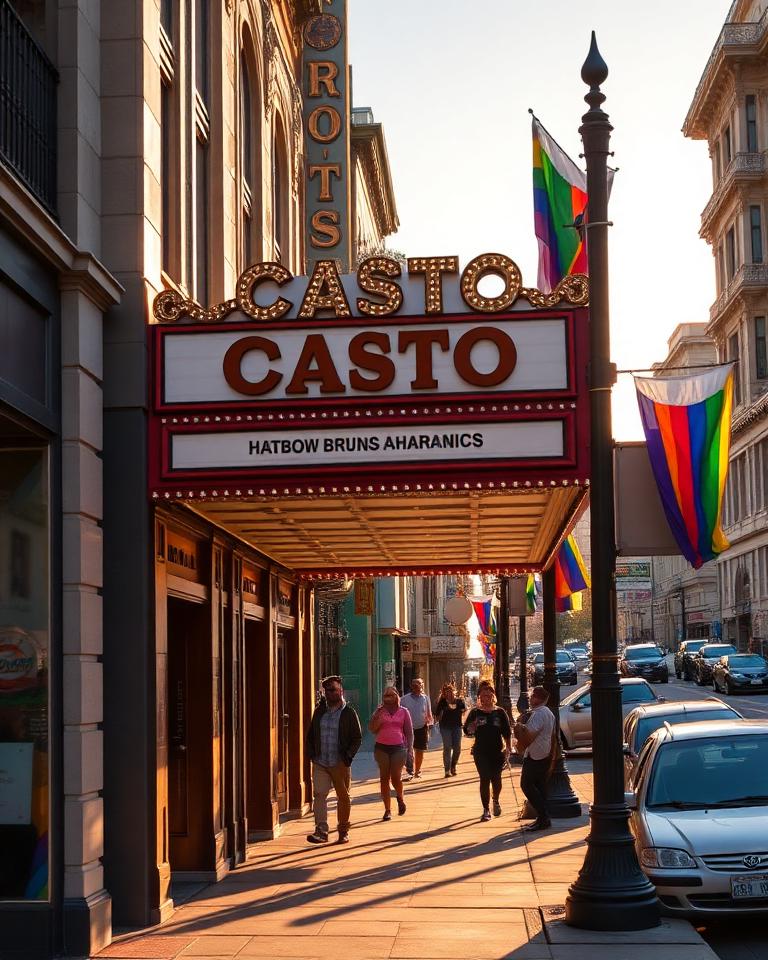 Castro neighborhood street scene