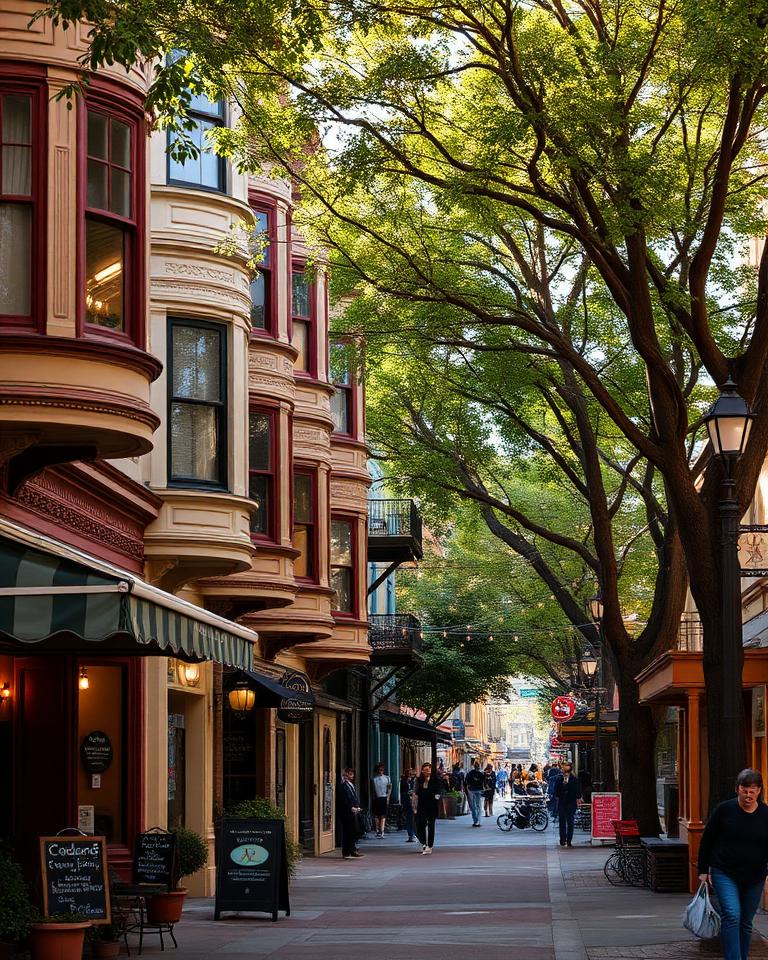 Hayes Valley neighborhood street scene